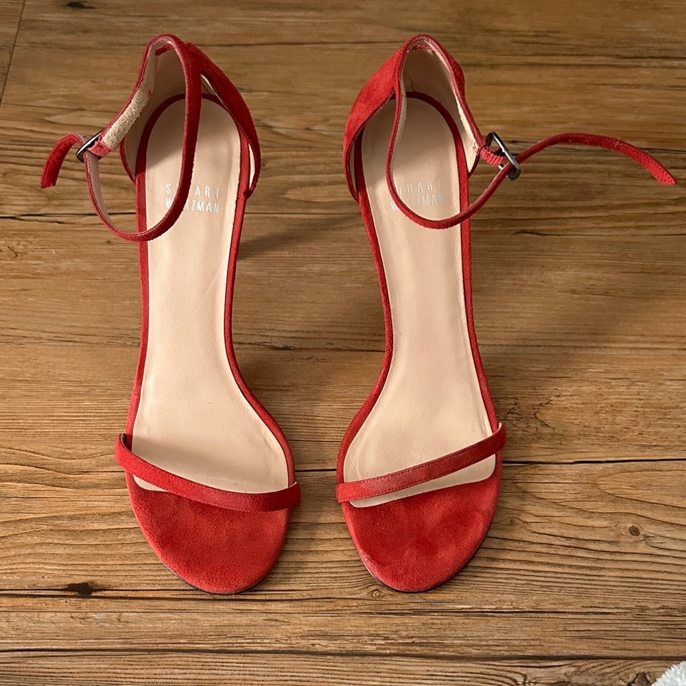 Stuart Weitzman Nudist Heels sz 8